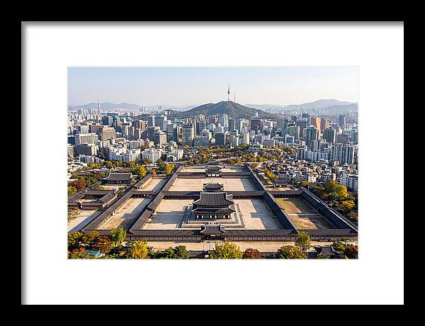 Gyeongbokgung Palace Overlooking Seoul
