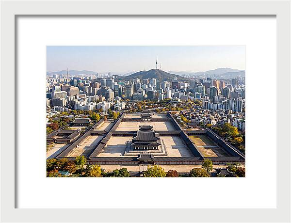 Gyeongbokgung Palace Overlooking Seoul