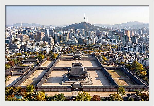 Gyeongbokgung Palace Overlooking Seoul