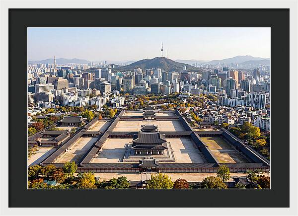 Gyeongbokgung Palace Overlooking Seoul