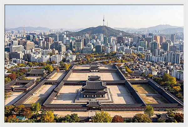 Gyeongbokgung Palace Overlooking Seoul