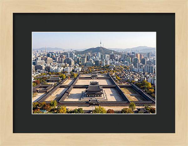 Gyeongbokgung Palace Overlooking Seoul