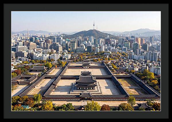 Gyeongbokgung Palace Overlooking Seoul