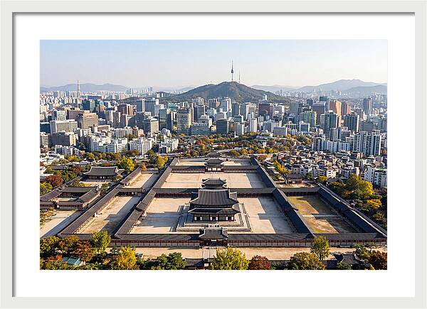 Gyeongbokgung Palace Overlooking Seoul