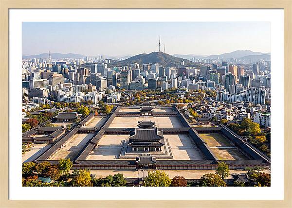 Gyeongbokgung Palace Overlooking Seoul