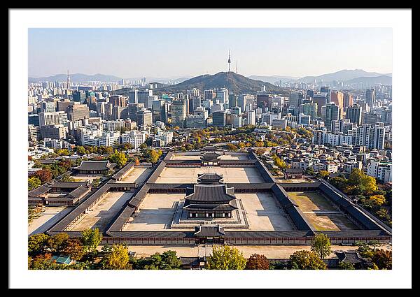 Gyeongbokgung Palace Overlooking Seoul
