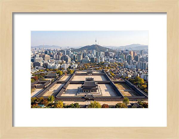 Gyeongbokgung Palace Overlooking Seoul