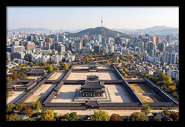 Gyeongbokgung Palace Overlooking Seoul