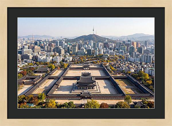 Gyeongbokgung Palace Overlooking Seoul