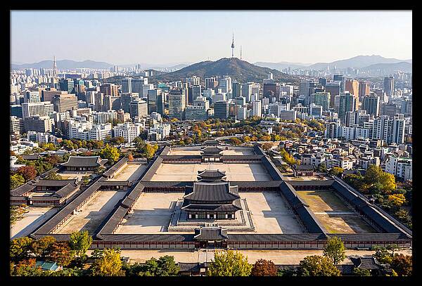 Gyeongbokgung Palace Overlooking Seoul