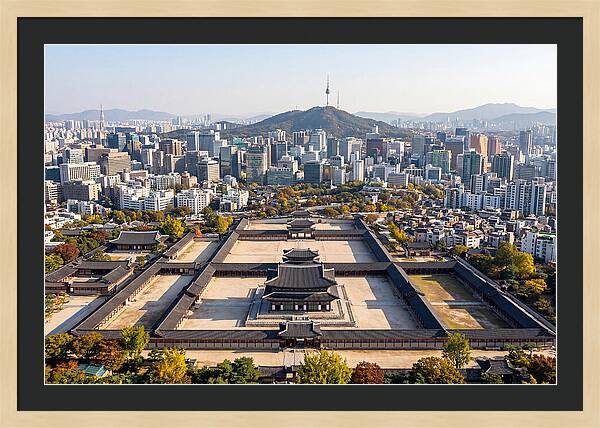 Gyeongbokgung Palace Overlooking Seoul