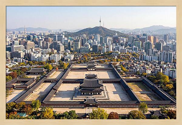 Gyeongbokgung Palace Overlooking Seoul
