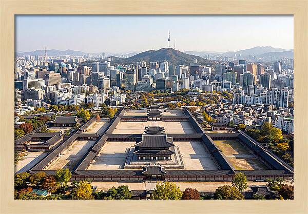 Gyeongbokgung Palace Overlooking Seoul