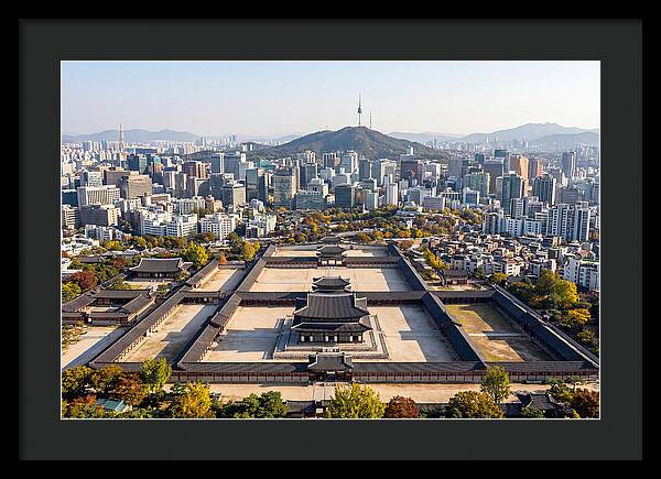 Gyeongbokgung Palace Overlooking Seoul