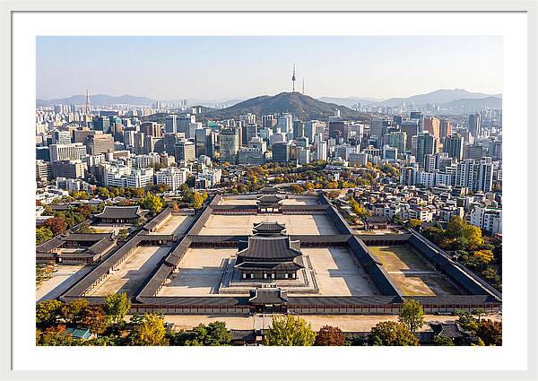 Gyeongbokgung Palace Overlooking Seoul