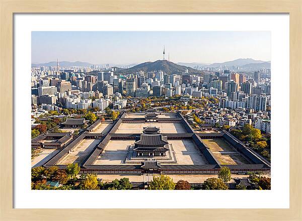 Gyeongbokgung Palace Overlooking Seoul