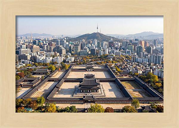 Gyeongbokgung Palace Overlooking Seoul