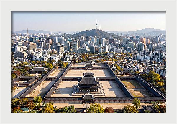 Gyeongbokgung Palace Overlooking Seoul