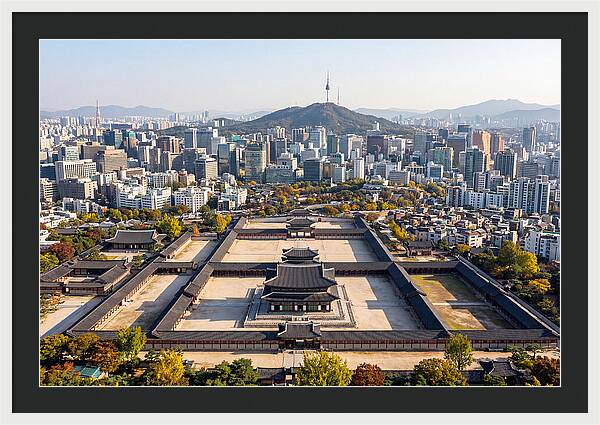 Gyeongbokgung Palace Overlooking Seoul