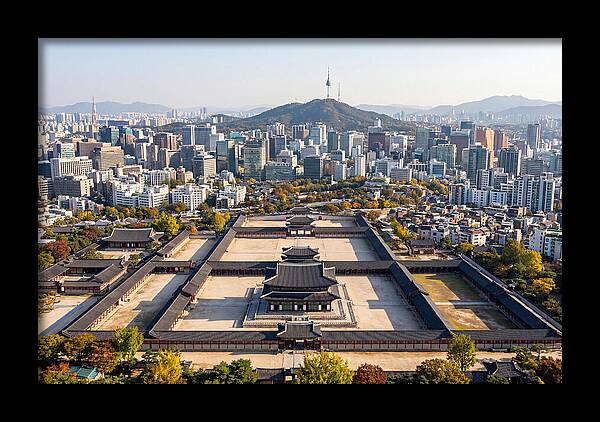 Gyeongbokgung Palace Overlooking Seoul