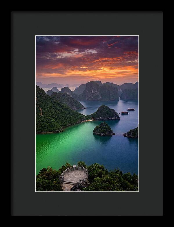Ha Long Bay At Dusk