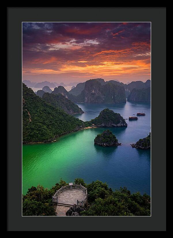Ha Long Bay At Dusk