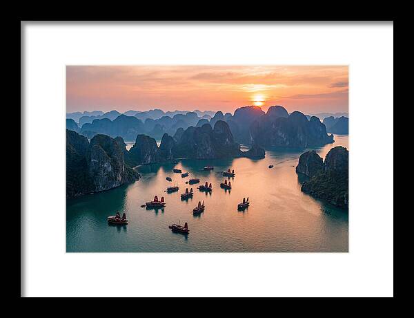 Ha Long Bay At Golden Hour
