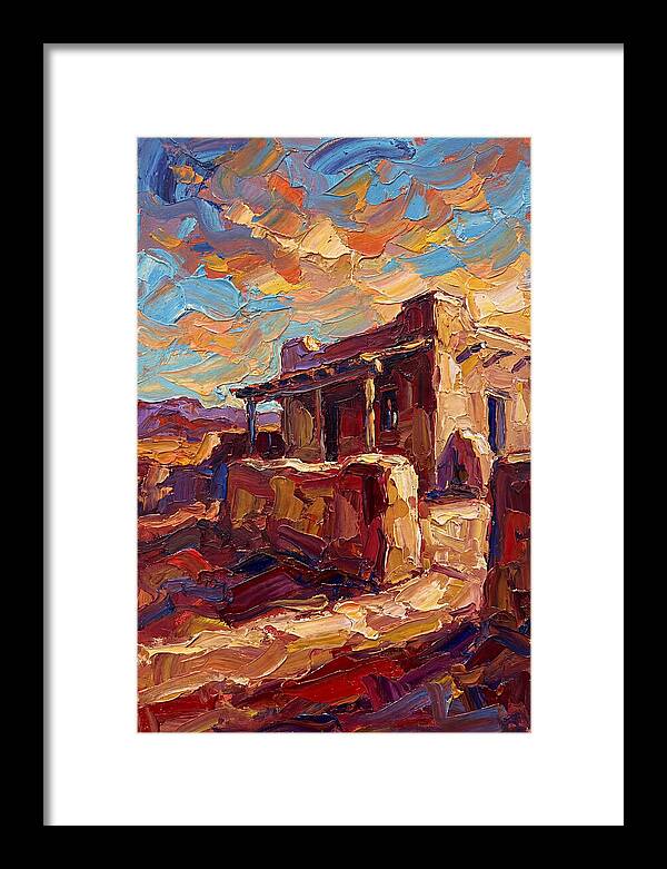 Hacienda Landscape In Vibrant Colors