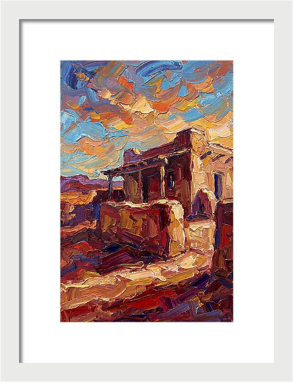 Hacienda Landscape In Vibrant Colors