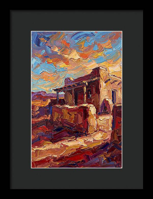 Hacienda Landscape In Vibrant Colors