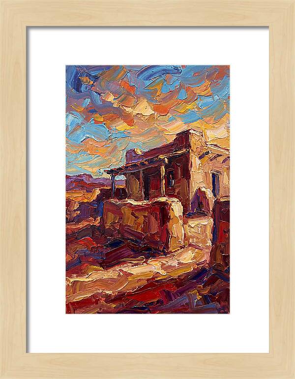 Hacienda Landscape In Vibrant Colors
