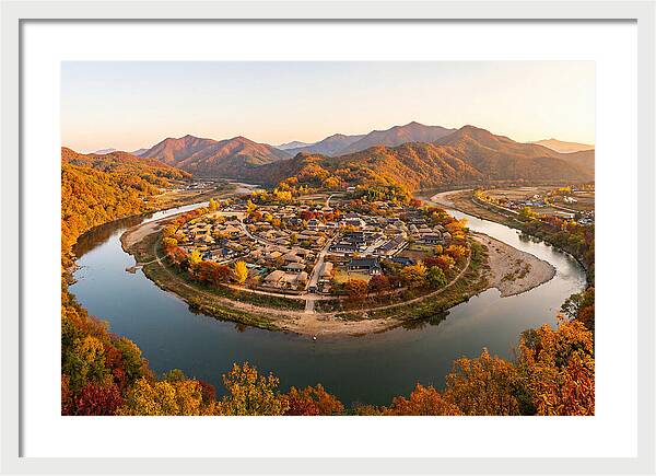 Hahoe Village From Buyongdae Cliff