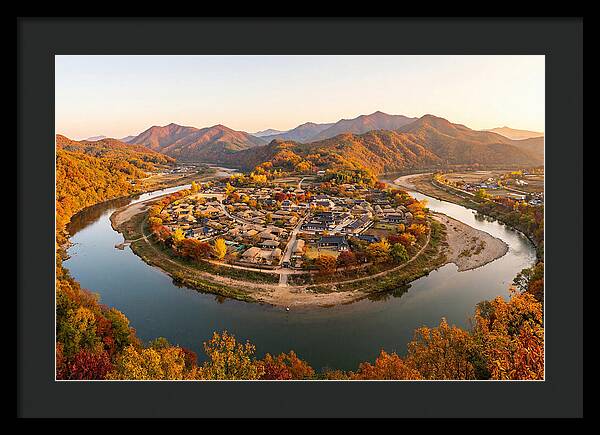 Hahoe Village From Buyongdae Cliff