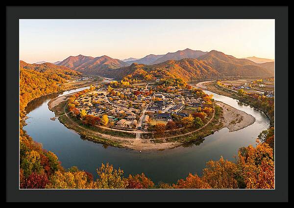 Hahoe Village From Buyongdae Cliff
