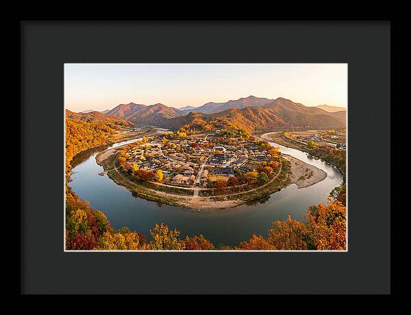 Hahoe Village From Buyongdae Cliff