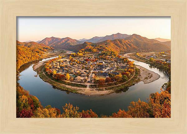 Hahoe Village From Buyongdae Cliff