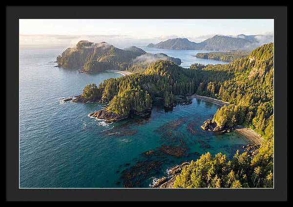 Haida Gwaii Coastline From Above