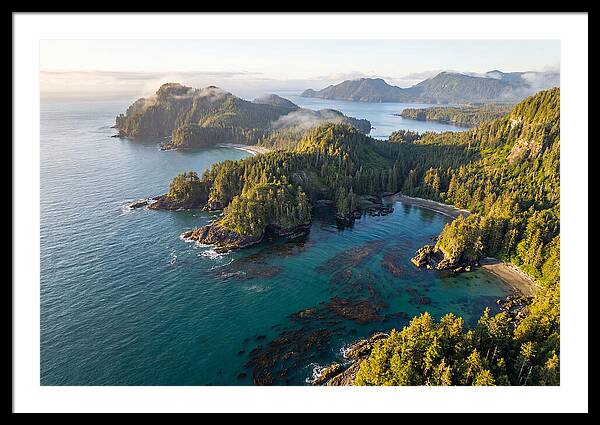 Haida Gwaii Coastline From Above
