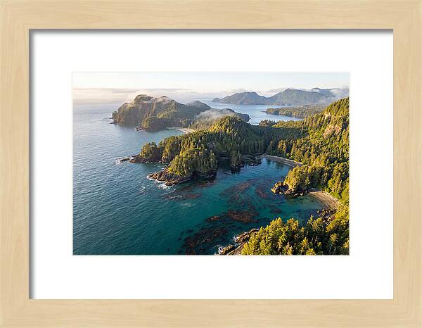 Haida Gwaii Coastline From Above