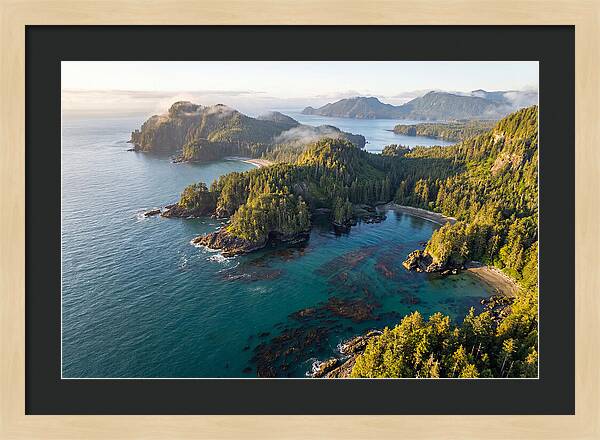 Haida Gwaii Coastline From Above
