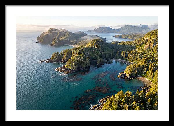 Haida Gwaii Coastline From Above