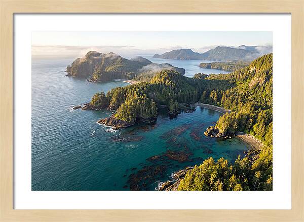 Haida Gwaii Coastline From Above