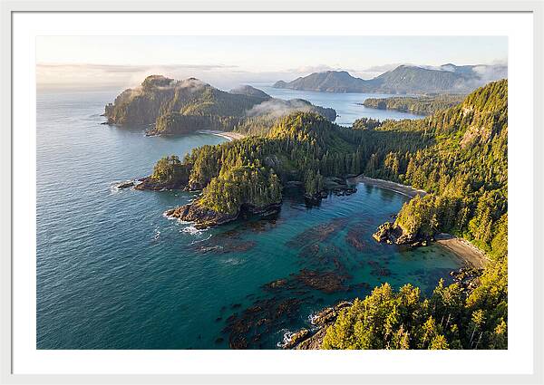 Haida Gwaii Coastline From Above