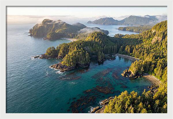 Haida Gwaii Coastline From Above