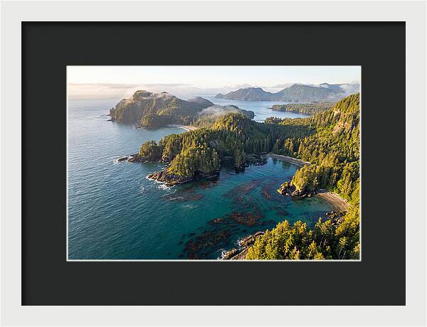 Haida Gwaii Coastline From Above