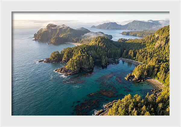 Haida Gwaii Coastline From Above