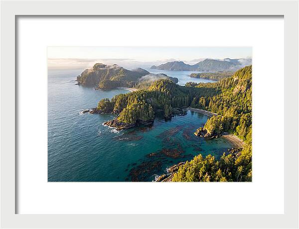 Haida Gwaii Coastline From Above