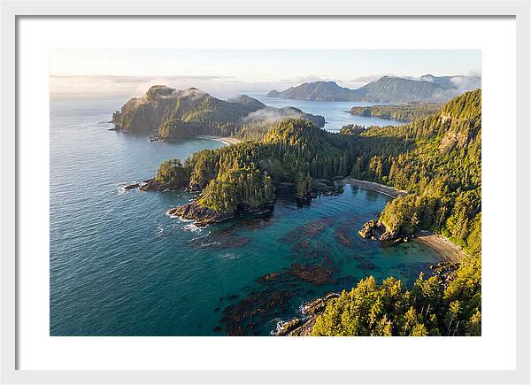 Haida Gwaii Coastline From Above