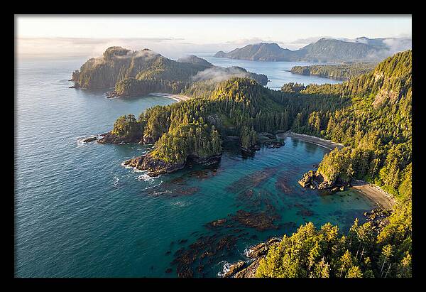 Haida Gwaii Coastline From Above