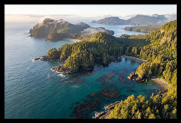 Haida Gwaii Coastline From Above